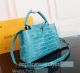 AAA Class Replica L---V New Classic Fashional  Crocodile pattern Blue Taurilon Leather Bag (4)_th.jpg